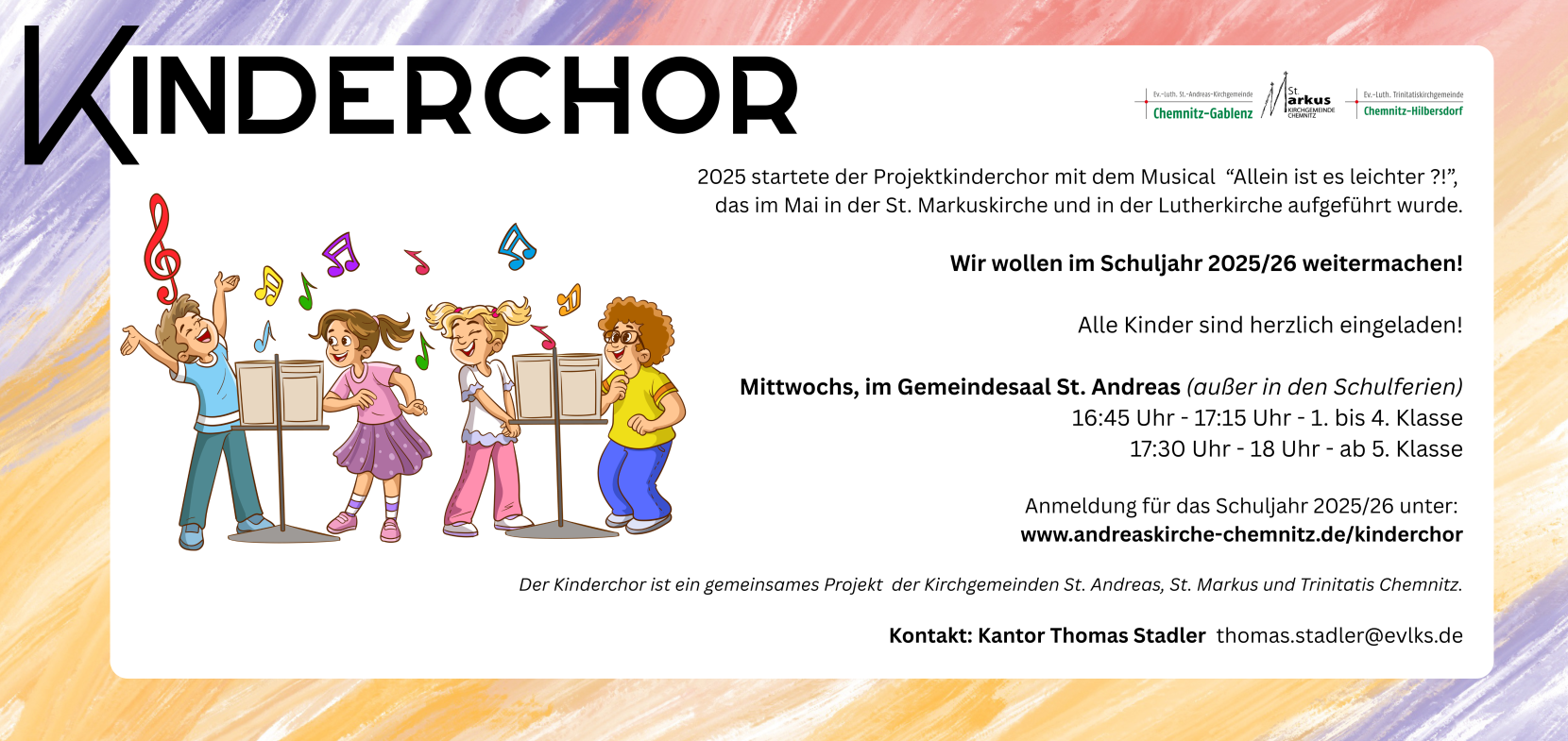 Kinderchor im Schuljahr 2025/2026